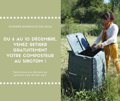 Distribution gratuite de composteur